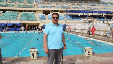 صورة شريف حبيب: نسعى لحصد أكبر عدد من الميداليات ببطولة العالم لناشئي السباحة بالزعانف بالقاهرة