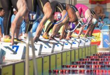 صورة انطلاق منافسات اليوم الختامي من بطولة العالم لناشئي السباحة بالزعانف 